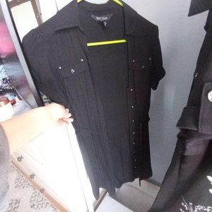 White house black market collar dress